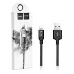Кабель USB 2A HOCO X14 Черный (iOS Lighting) 2м