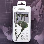 ELMCOEI EV-191 Зеленые наушники-гарнитура