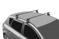 Багажник на крышу Subaru Legacy V sedan 2009-2014, Lux, стальные прямоугольные дуги