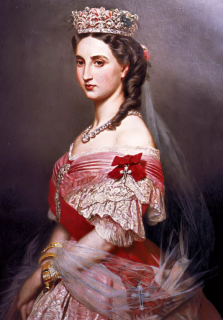 Шарлотта Бельгийская, императрица ( Репродукция Франц Ксавер Винтерхальтер)