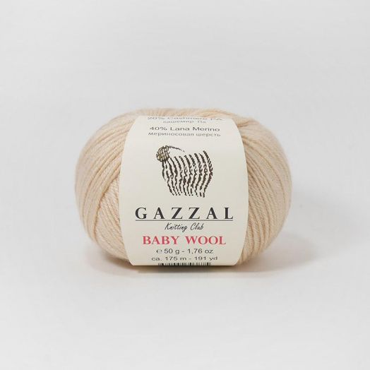 Baby wool (Gazzal) 839-песочный