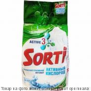 Sorti Автомат Активный кислород.Стиральный порошок 2400гр мягк.уп., шт