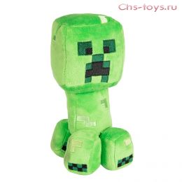Мягкий плюшевый Крипер из Майнкрафт (Minecraft) 18 см