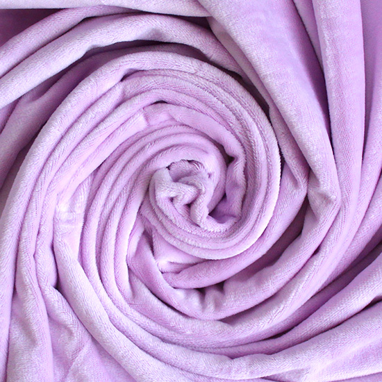 Мелковорсовый мех (ворс 1-2 мм) - цвет Лаванда  50*40