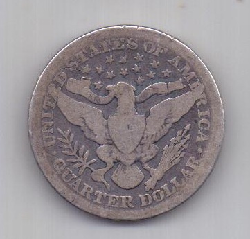 1/4 доллара 1902 года США
