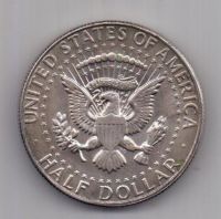 1/2 доллара 1967 года США UNC