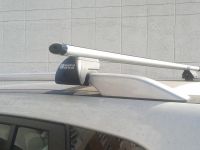 Багажник на крышу - аэродинамические дуги на рейлинги Renault Koleos 2008-16, Евродеталь