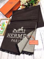 Коричневый Hermes Шарф