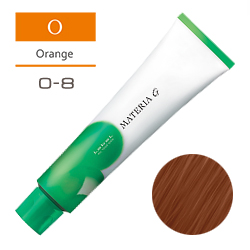 Lebel Краска для волос Materia G Тон O8 - Светлый блондин оранжевый 120 гр.