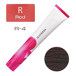 Lebel Materia New 3D Краска для волос materia R4 - Шатен красный 80 гр