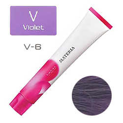 Lebel Materia New 3D Краска для волос V6 - Тёмный блондин фиолетовый 80 гр