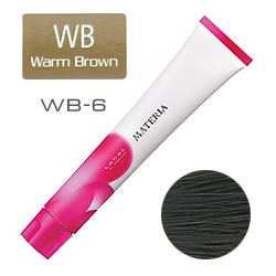 Lebel Materia New 3D Краска для волос WB6 - Тёмный блондин тёплый коричневый 80 гр
