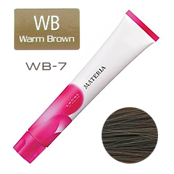 Lebel Materia New 3D Краска для волос WB7 - Блондин тёплый коричневый 80 гр