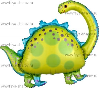 Шар Динозавр Бронтозавр 91 см