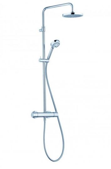 Душевая стойка с термостатом Kludi Logo Dual Shower System 6809205-00 ФОТО