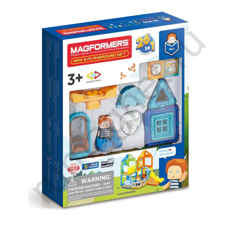 Магнитный конструктор MAGFORMERS 705008 Max's Playground Set