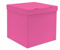 Коробка розовая для запуска воздушных шаров, 60*60*60 см