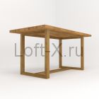 Обеденный стол "Дизайн О" из массива дуба