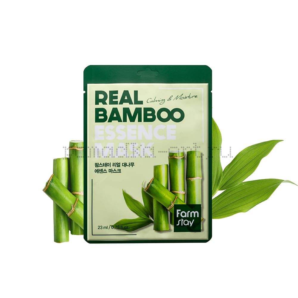 Тканевая маска с экстрактом бамбука  FarmStay Real Bamboo Essence Mask