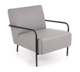 Кресло для отдыха HALMAR CUPER (серый - черный)