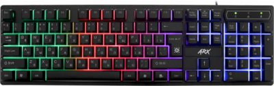 Проводная игровая клавиатура Arx GK-196L RU,радужная подсветка