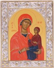 Анна мать Пресвятой Богородицы икона Божией Матери (14х18см)