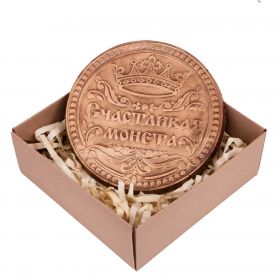 Шоколад "Счастливая монета", в коробочке