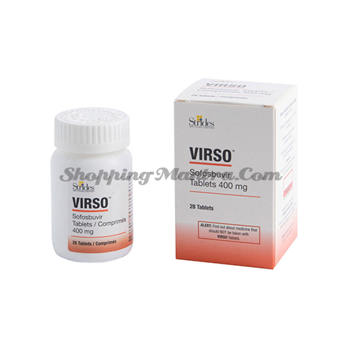 Вирсо Страйдес Арколаб (Софосбувир 400 мг) | Virso Strides Arcolab Ltd (Sofosbuvir 400mg)