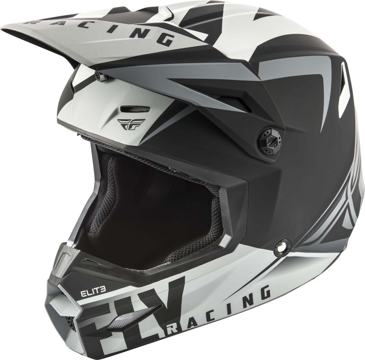 Fly - 2019 Elite Vigilant Matte Black/Grey шлем, черно-серый
