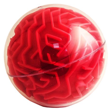 Головоломка  Сфера красная (10 см)