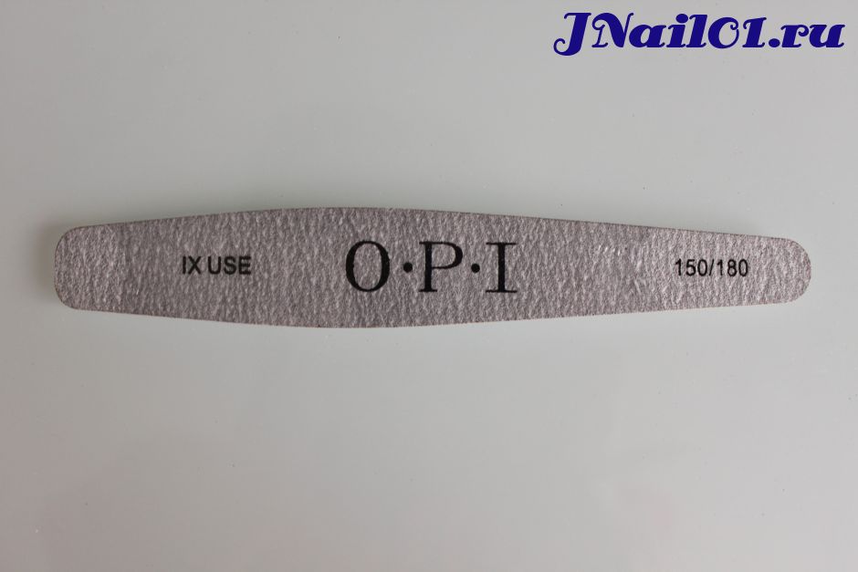 Пилка OPI для натурального ногтя серая тонкая ромб 150/180 грит