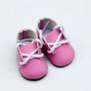 Обувь для кукол - ботиночки 5 см (розовые)