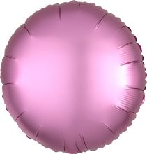 Круг, розовый сатин люкс, 18"/ 48 см, Анаграм