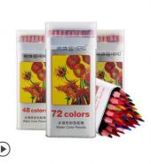 Набор акварельных карандашей Hero  72 цвета в металлич. коробке