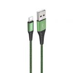 MAIMi X33 Зеленый кабель USB 5A (iOS Lightning) 1м