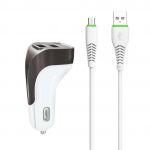 MAIMi T20 Micro USB ЗУ в прикуриватель USB + кабель (2400mA,5V)