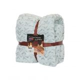 Плед SHERPA Blanket 150*200 см white/gray