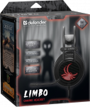 Гарнитура игровая Defender Limbo объемный звук 7.1
