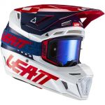 Leatt Kit Moto 8.5 V21.1 Blue комплект шлем внедорожный и очки