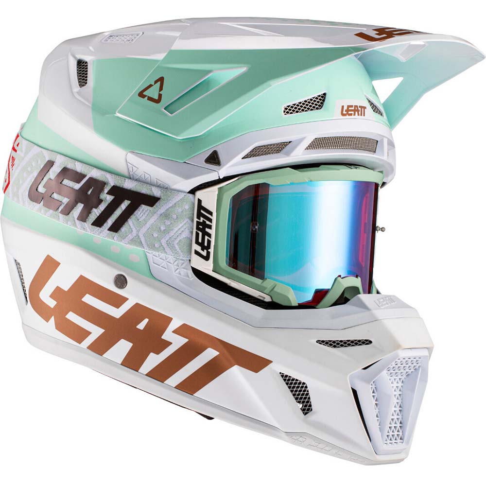 Leatt Kit Moto 8.5 V21.1 Ice комплект шлем внедорожный и очки