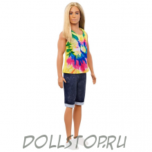 Кен (Barbie) 139 Блондин с длинными волосами - Ken Fashionistas Doll #138 with Long Blonde Hair