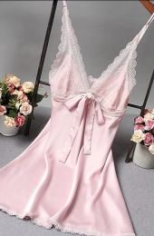 сорочка Армани шелк, розовая ,размер 44-46, модель 668