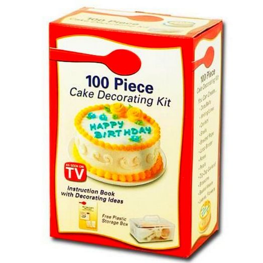 Набор для декорации торта 100 piece cake decoration kit