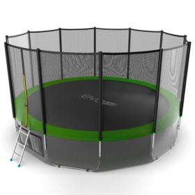 Батут EVO jump 16 ft External (Green) + Lower net.