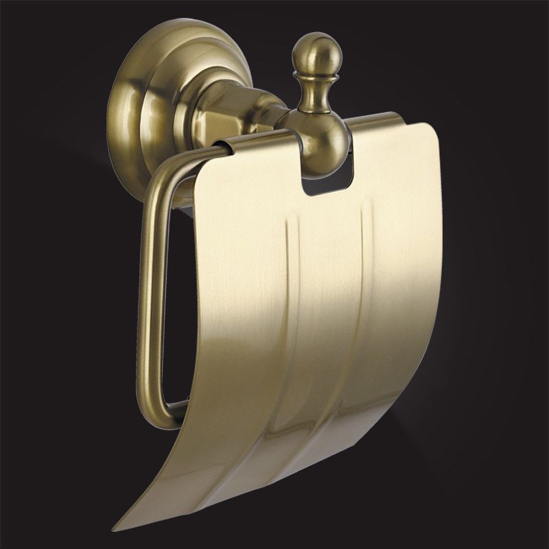 Держатель туалетной бумаги с крышкой Elghansa Praktic PRK-300 Bronze