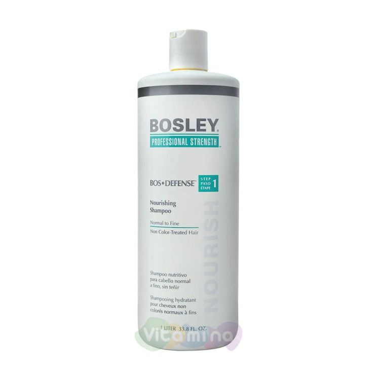 BOSLEY Шампунь питательный для нормальных/тонких неокрашенных волос / Воs Defense (Step 1) Nourishing Shampoo Normal To Fine Non Color-Treated Hair