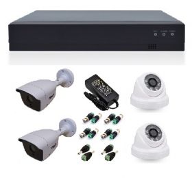 Комплект AHD видеонаблюдения 4 камеры AHD 1080P на выбор