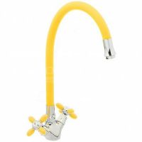 Желтый смеситель для кухни Frud R44127-9