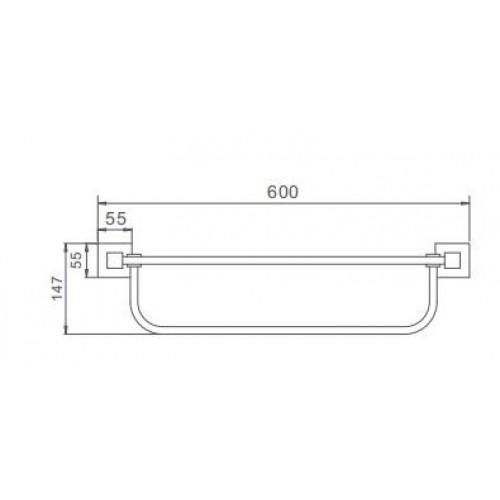 Полочка для ванной Frap F30324