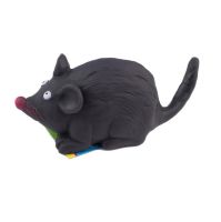 Виниловая игрушка-пищалка для собак Испуганная Мышка, 15 см